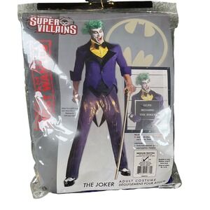 Rubie's Joker Costume Mens Medium Purple Tailcoat Pinstripe Pants DC Comics